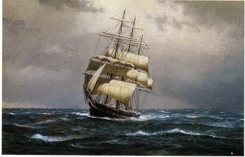 unknow artist Seascape, boats, ships and warships. 109 Norge oil painting art